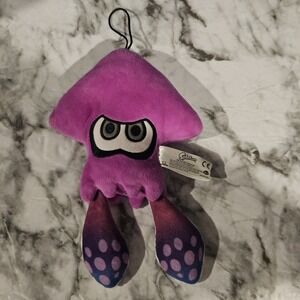 Nintendo Splatoon Purple Inkling Squid Plush 2017 Video Game Stuffed Toy